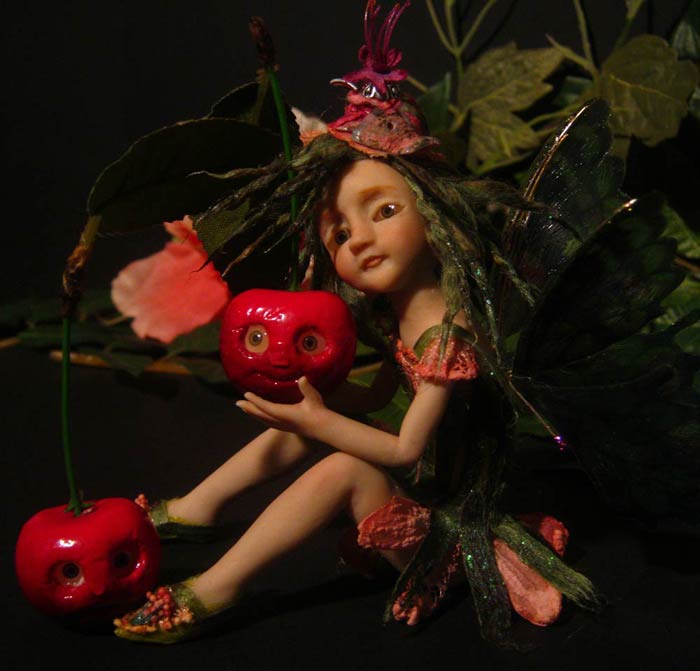 Ooak Fairy Fae Licia and little Sisters